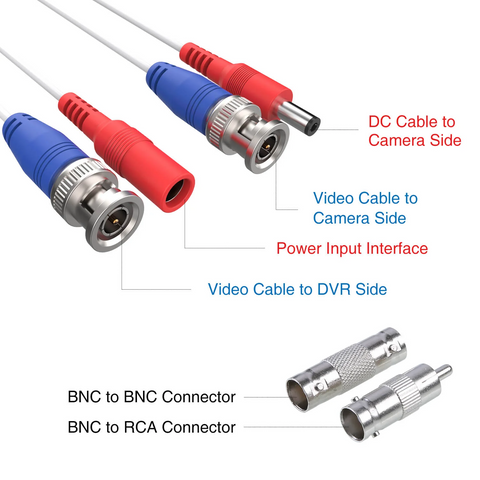 100/150 Feet (30/45 Meters) 2-in-1 Video Power Cables 100/150 Feet (30/45 Meters) 2-in-1 Video Power Cables