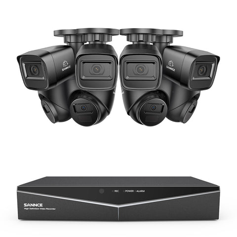 1080p 16 Channel 8 Camera Outdoor Wired Security System, Smart Motion Detection, 100 ft Infrared Night Vision, IP67 Weatherproof 1080p 16 Channel 8 Camera Outdoor Wired Security System, Smart Motion Detection, 100 ft Infrared Night Vision, IP67 Weatherproof