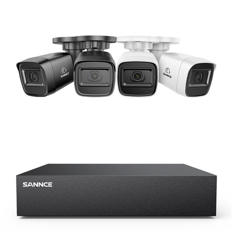 1080P 8-Channel Wired Security DVR System with 4pcs 2MP Outdoor Bullet CCTV Cameras, Smart Human / Vehicle / Motion Detection 1080P 8-Channel Wired Security DVR System with 4pcs 2MP Outdoor Bullet CCTV Cameras, Smart Human / Vehicle / Motion Detection
