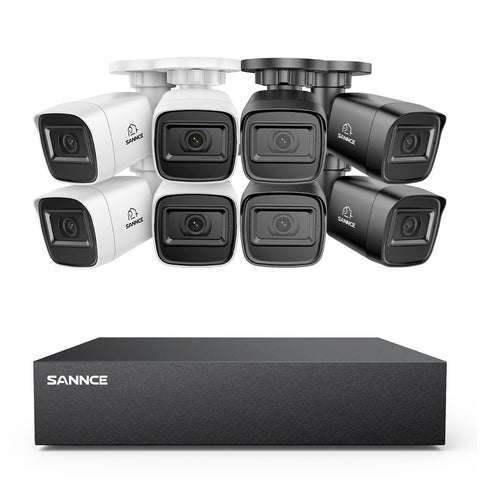 1080P 8-Channel Wired Security DVR System with 8pcs 2MP Outdoor Bullet CCTV Cameras, Smart Human / Vehicle / Motion Detection 1080P 8-Channel Wired Security DVR System with 8pcs 2MP Outdoor Bullet CCTV Cameras, Smart Human / Vehicle / Motion Detection