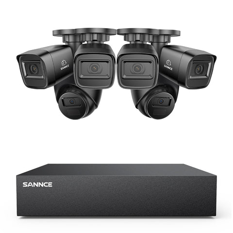 1080P 8-Channel Wired Security DVR System with 6pcs 2MP Outdoor Bullet CCTV Cameras, Smart Human / Vehicle / Motion Detection 1080P 8-Channel Wired Security DVR System with 6pcs 2MP Outdoor Bullet CCTV Cameras, Smart Human / Vehicle / Motion Detection