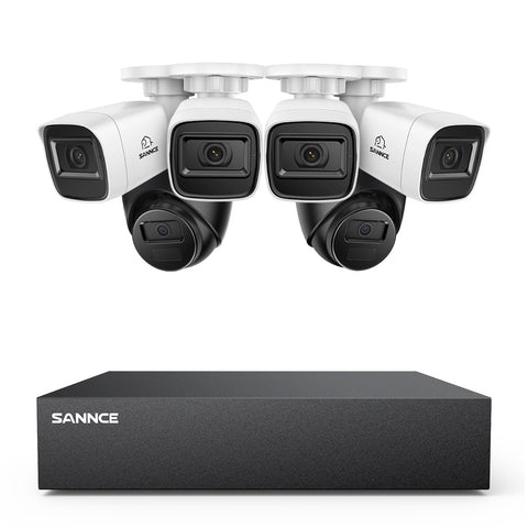 1080P 8-Channel Wired Security DVR System with 6pcs 2MP Outdoor Bullet CCTV Cameras, Smart Human / Vehicle / Motion Detection 1080P 8-Channel Wired Security DVR System with 6pcs 2MP Outdoor Bullet CCTV Cameras, Smart Human / Vehicle / Motion Detection