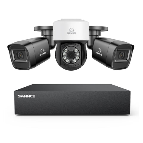 1080P 8 Channel PT Security Camera System - Hybrid 5-in-1 DVR, Pan & Tilt CCTV Camera, 100 ft Night Vision, Motion Detection, Outdoor, Waterproof 1080P 8 Channel PT Security Camera System - Hybrid 5-in-1 DVR, Pan & Tilt CCTV Camera, 100 ft Night Vision, Motion Detection, Outdoor, Waterproof