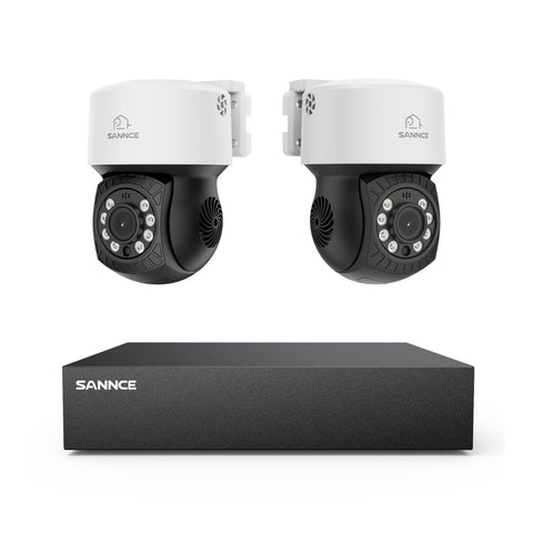 1080P 8 Channel PT Security Camera System - Hybrid 5-in-1 DVR, Pan & Tilt CCTV Camera, 100 ft Night Vision, Motion Detection, Outdoor, Waterproof 1080P 8 Channel PT Security Camera System - Hybrid 5-in-1 DVR, Pan & Tilt CCTV Camera, 100 ft Night Vision, Motion Detection, Outdoor, Waterproof