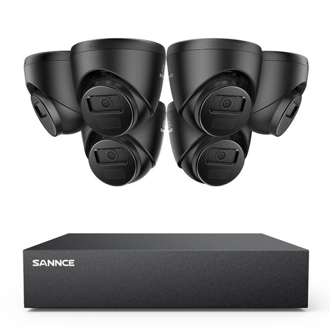 8 Channel 1080P Wired Security Camera System - Hybrid DVR, 6pcs 2MP Turret Cameras, Outdoor & Indoor, Smart Motion Detection, Remote Access 8 Channel 1080P Wired Security Camera System - Hybrid DVR, 6pcs 2MP Turret Cameras, Outdoor & Indoor, Smart Motion Detection, Remote Access
