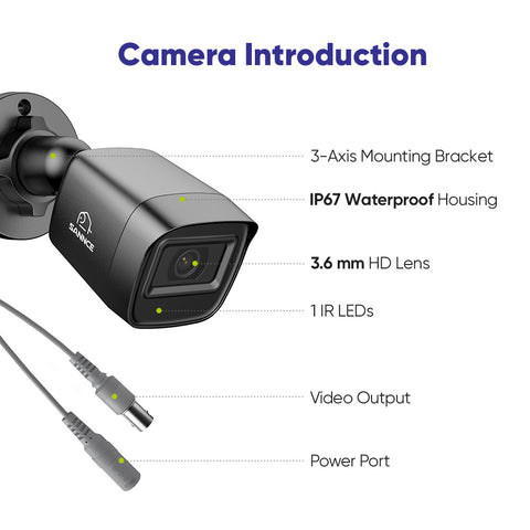 1080p 16 Channel 16 Camera Outdoor Wired Security System, Smart Motion Detection, 100 ft Infrared Night Vision, IP67 Weatherproof 1080p 16 Channel 16 Camera Outdoor Wired Security System, Smart Motion Detection, 100 ft Infrared Night Vision, IP67 Weatherproof