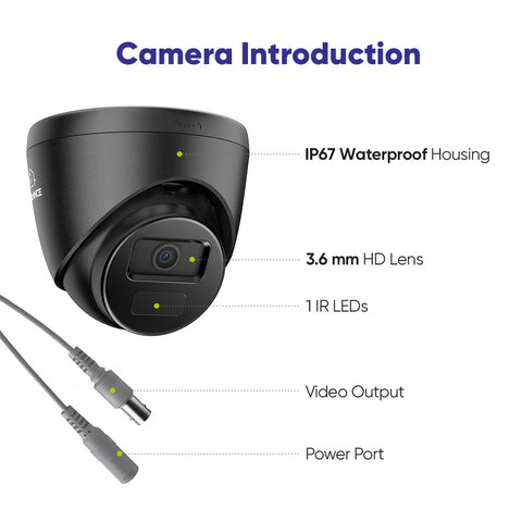1080P 8-Channel Wired Security DVR System with 8pcs 2MP Outdoor CCTV Cameras, Smart Human / Vehicle / Motion Detection 1080P 8-Channel Wired Security DVR System with 8pcs 2MP Outdoor CCTV Cameras, Smart Human / Vehicle / Motion Detection