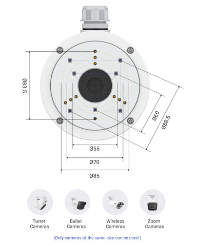 Outdoor Waterproof Aluminum Junction Box – Hide Your Security Camera Cables Easily Outdoor Waterproof Aluminum Junction Box – Hide Your Security Camera Cables Easily