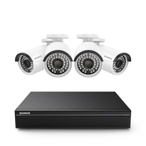 10 Channel 4K PoE Security Camera System, 4PCS 8MP Outdoor Metal IP Cameras, AI Human/Vehicle Detection, H.265+ Video Compression, Two-Way Audio 10 Channel 4K PoE Security Camera System, 4PCS 8MP Outdoor Metal IP Cameras, AI Human/Vehicle Detection, H.265+ Video Compression, Two-Way Audio