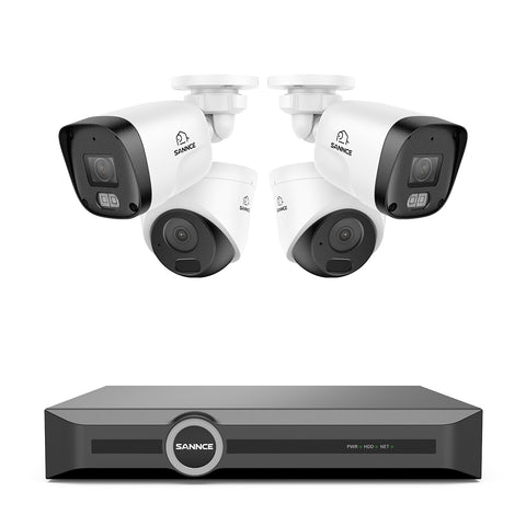 3MP 8 Channel PoE Security System, 6MP NVR, S+265., Smart Motion Detection, Smart Playback, Smart Notification with Image Attached 3MP 8 Channel PoE Security System, 6MP NVR, S+265., Smart Motion Detection, Smart Playback, Smart Notification with Image Attached
