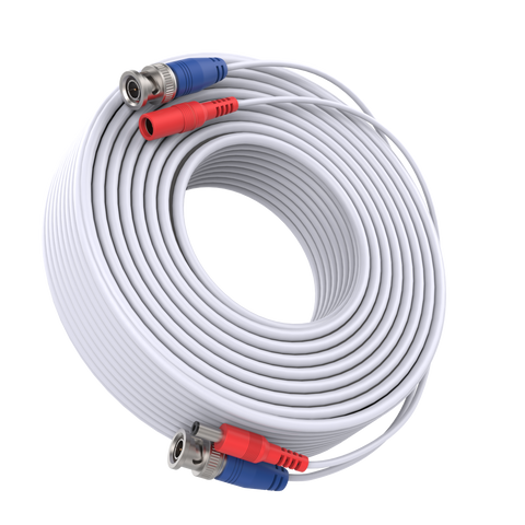 30M 100ft  White DC Video Power Cable Connector CCTV Security CCTV Camera 30M 100ft  White DC Video Power Cable Connector CCTV Security CCTV Camera