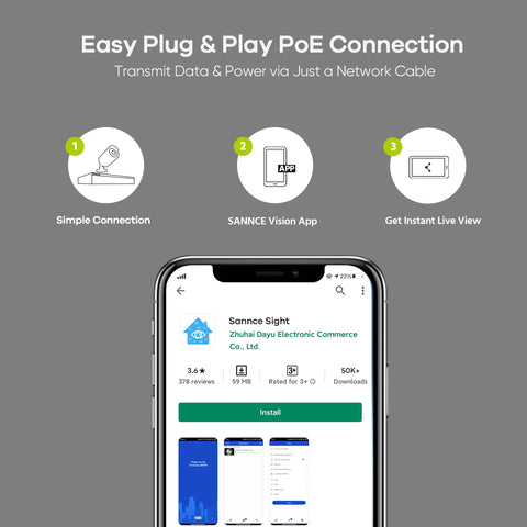 4K 8 Channel H.265+ PoE NVR - up to 10CH for 8 x PoE Cameras + 2 x WiFi IP Cameras, ONVIF Supported, Audio Recording 4K 8 Channel H.265+ PoE NVR - up to 10CH for 8 x PoE Cameras + 2 x WiFi IP Cameras, ONVIF Supported, Audio Recording