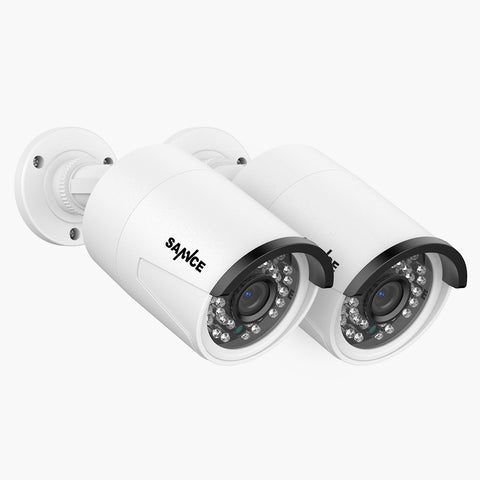 3MP PoE IP Bullet Security Camera w/ Audio Recording, work with SANNCE N98PBD/N96PBK(2-Pack) 3MP PoE IP Bullet Security Camera w/ Audio Recording, work with SANNCE N98PBD/N96PBK(2-Pack)