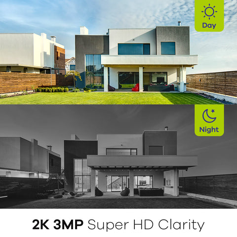 3MP 10-Channel Wireless Security Camera System, 8MP NVR, 3MP Wifi IP Cameras, Audio Recording, IP66 Waterproof, Smart AI Human Detection, Work With Alexa 3MP 10-Channel Wireless Security Camera System, 8MP NVR, 3MP Wifi IP Cameras, Audio Recording, IP66 Waterproof, Smart AI Human Detection, Work With Alexa