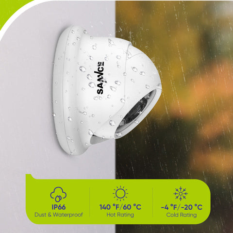 1080p 16 Channel 8 Camera Outdoor Wired Security System, Smart Motion Detection, 100 ft Infrared Night Vision, IP66 Weatherproof 1080p 16 Channel 8 Camera Outdoor Wired Security System, Smart Motion Detection, 100 ft Infrared Night Vision, IP66 Weatherproof