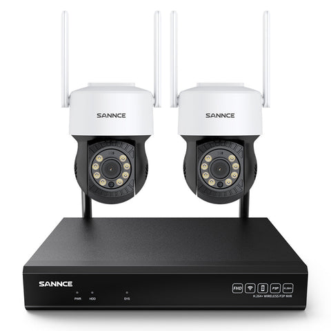 5MP 8-Channel Wireless PT Security Camera System, 8MP NVR, 5MP Wifi Pan & Tilt Cameras, Two-Way Audio, IP66 Waterproof, Smart AI Human Detection, Work With Alexa 5MP 8-Channel Wireless PT Security Camera System, 8MP NVR, 5MP Wifi Pan & Tilt Cameras, Two-Way Audio, IP66 Waterproof, Smart AI Human Detection, Work With Alexa