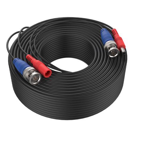 30M 100ft Black BNC Video Power Extension Cable Connector Cord Wire for CCTV Camera System 30M 100ft Black BNC Video Power Extension Cable Connector Cord Wire for CCTV Camera System