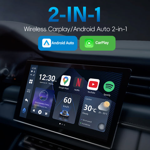 Wireless Carplay Adapter, Converts Wired to Wireless carplay Adapter for iPhone, Wireless Control Plug & Play Carplay for Cars from 2016 & for Apple iPhone iOS 10+ and Android 11