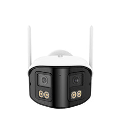 4MP Dual-Lens 170° Ultra-Wide WiFi 6 Security Camera, 32:9 Panoramic View, Two-Way Audio, PoE, Color Night Vision, Alexa & ONVIF Compatible, IP66