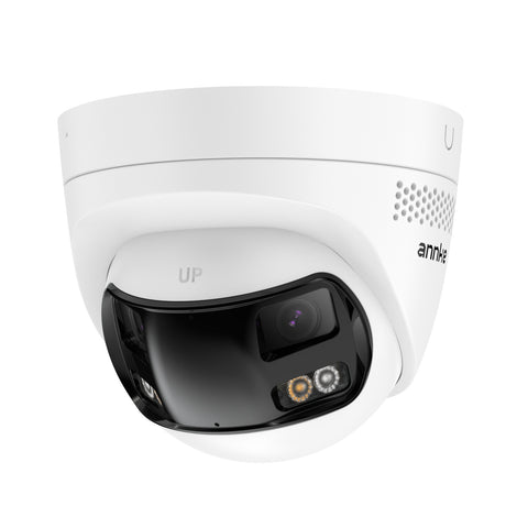 FCD800 - 8MP UHD Dual-Lens Outdoor PoE Security Camera, 180° Panoramic View, Smart Dual Light Night Vision, Two-Way Audio, Active Siren & Alarm, Human & Vehicle Detection, IP67