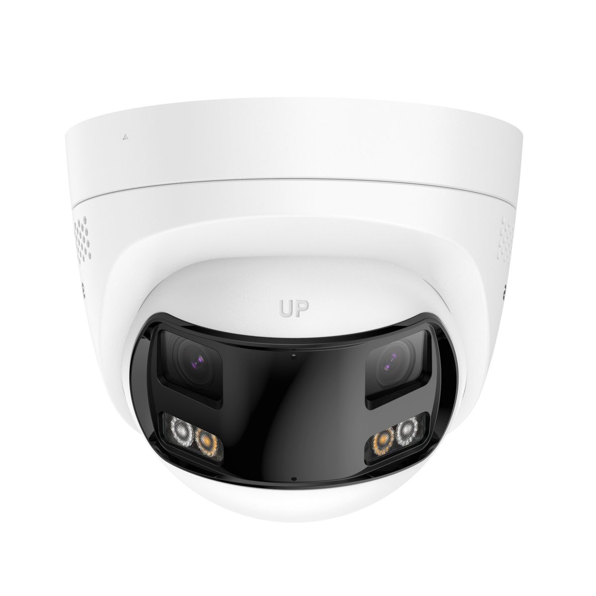FCD800 - 8MP UHD Dual-Lens Outdoor PoE Security Camera, 180° Panoramic View, Smart Dual Light Night Vision, Two-Way Audio, Active Siren & Alarm, Human & Vehicle Detection, IP67