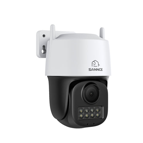 HR500 - 5MP Outdoor PT PoE Security Camera, Pan & Tilt, AI Human & Vehicle Detection, Support microSD Card Slot