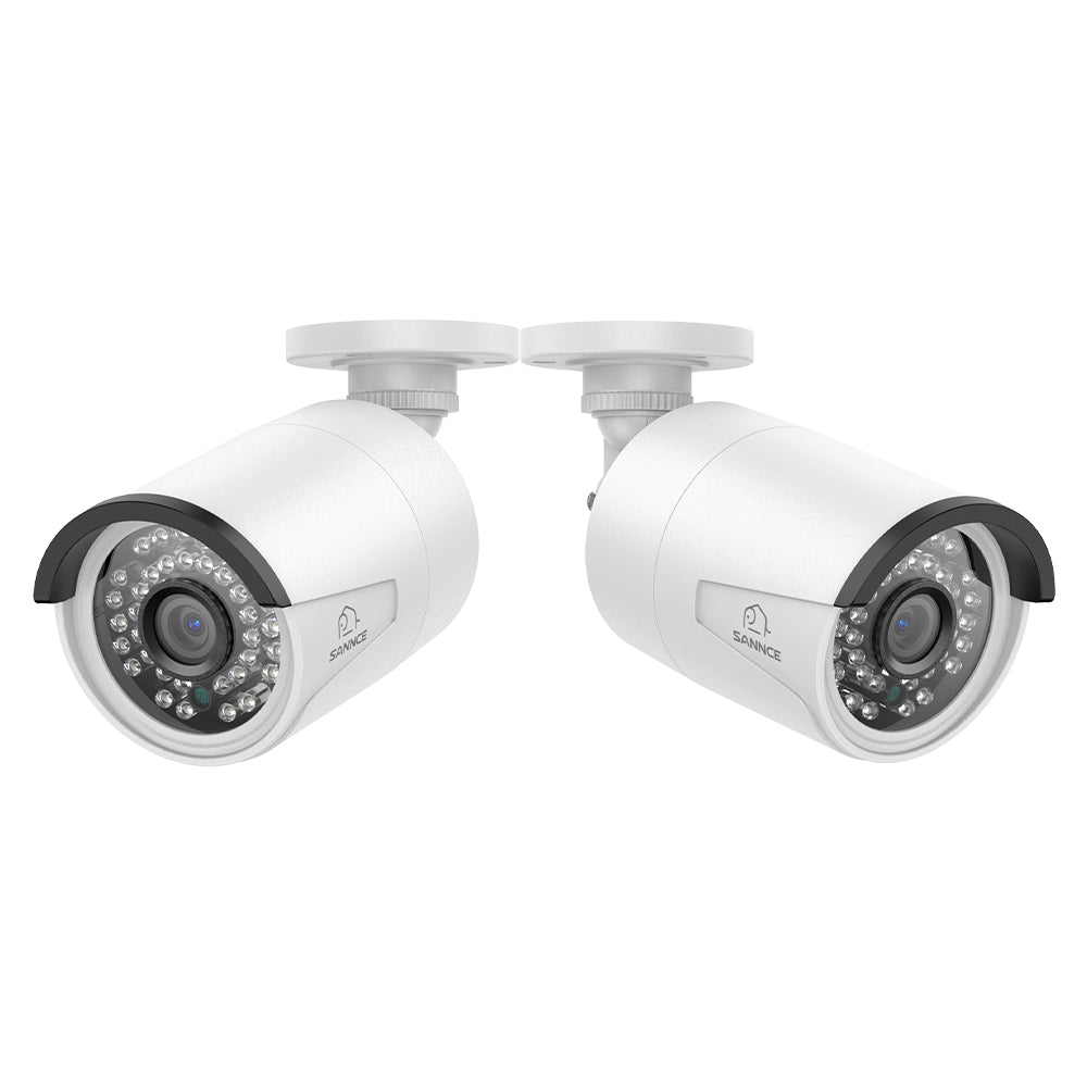 3MP PoE IP Bullet Security Camera w/ Audio Recording