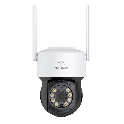 3MP 16-Channel Wireless CCTV PT Camera System, 8MP NVR, 3MP Pan & Tilt 6Pcs WiFi IP Cameras, Audio Recording, AI Human Detection, Work With Alexa