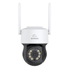 3MP 16-Channel Wireless CCTV PT Camera System, 8MP NVR, 3MP Pan & Tilt 6Pcs WiFi IP Cameras, Audio Recording, AI Human Detection, Work With Alexa