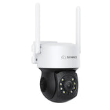 Pack of 2, 2K 4MP Outdoor Pan Tilt Wireless Dome Security Camera, Full Color Night Vision, 2-Way Audio, Smart AI Human Detection, Support Alexa/Google Assistant