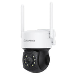 Pack of 2, 2K 4MP Outdoor Pan Tilt Wireless Dome Security Camera, Full Color Night Vision, 2-Way Audio, Smart AI Human Detection, Support Alexa/Google Assistant
