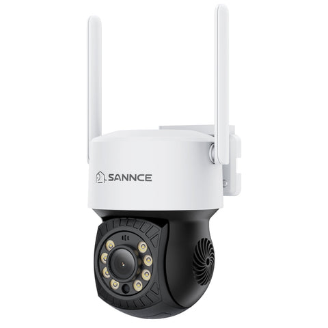 3MP 16-Channel Wireless CCTV PT Camera System, 8MP NVR, 3MP Pan & Tilt 10Pcs WiFi IP Cameras, Audio Recording, AI Human Detection, Work With Alexa