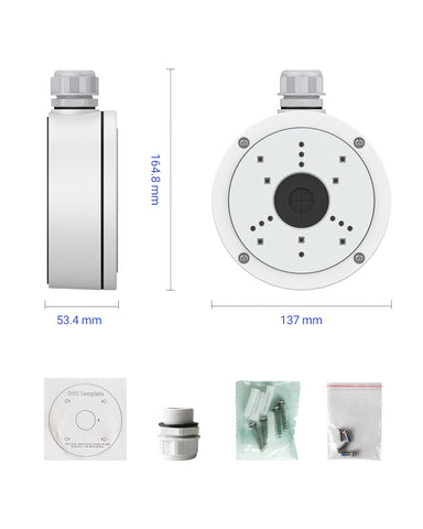 Outdoor Waterproof Aluminum Junction Box – Hide Your Security Camera Cables Easily