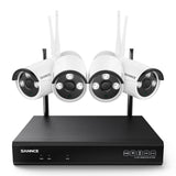 8CH 3MP HD Wireless Home Security Camera System, 5MP NVR, Audio Recording, WiFi IP Cameras