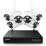 8CH 3MP HD Wireless Home Security Camera System, 5MP NVR, Audio Recording, WiFi IP Cameras