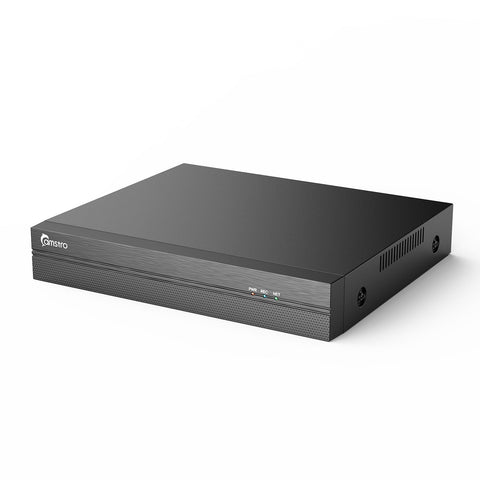 Camstro 4K 8-Channel POE CCTV Camera Security System, 4K NVR w/4 5MP IP Cameras, Color Night Vision, Customized Motion Area, Comprehensive Smart Detection, Two-Way Audio Intercom, IP67 Weatherproof