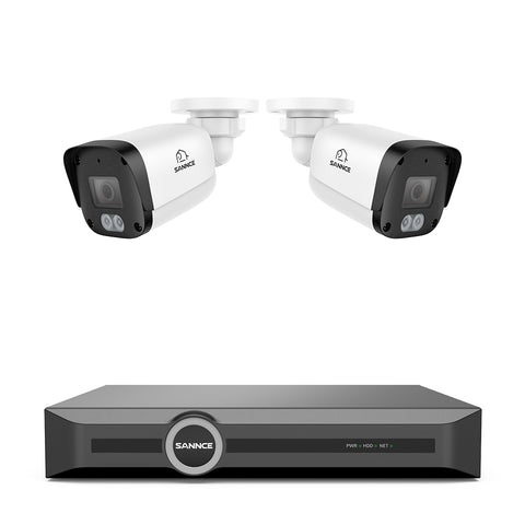 5MP 8 Channel PoE Security System, 6MP NVR, S+265., Human & Vehicle Detection, Smart Playback, Smart Notification with Image Attached