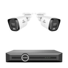 3MP 8 Channel PoE Security System, 6MP NVR, S+265., Smart Motion Detection, Smart Playback, Smart Notification with Image Attached
