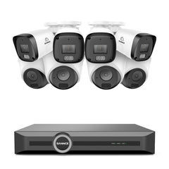 3MP 8 Channel PoE Security System, 6MP NVR, S+265., Smart Motion Detection, Smart Playback, Smart Notification with Image Attached