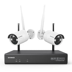 5MP 16-Channel Wireless Security Camera System, 8MP NVR, 5MP WiFi IP Camera, Two-Way Audio, IP66 Waterproof, Smart AI Human Detection, Work With Alexa