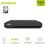 1080P 16-Channel Security DVR Hybrid 5-in-1 Video Recorder For CCTV Camera, Advanced Motion Detection Technology