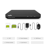 1080P 16-Channel Security DVR Hybrid 5-in-1 Video Recorder For CCTV Camera, Advanced Motion Detection Technology