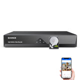 1080P 16-Channel Security DVR Hybrid 5-in-1 Video Recorder For CCTV Camera, Advanced Motion Detection Technology