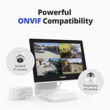10.1" LCD Monitor 1080P DVR 3000TVL Home Security Camera System Outdoor