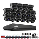 16CH 1080p HDMI 5in1 DVR 3000TVL CCTV Home Security Dome Camera System Motion