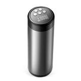 Portable Air Compressor Tire Inflator, 150 PSI Cordless Electric Air Pump w/ 5200mAh Rechargeable Battery, LED Lights, Pressure Gauge, Power Bank, for Bike Motorcycle Ball & Other Inflatables