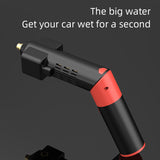 Wireless Portable Car Washing Water Spray Gun, Cordless, 200W / 24V / 30Bar High-Pressure w/ 12000mAh Rechargeable Battery Cordless Washer Nozzle Cleaning Tools For Car & Garden