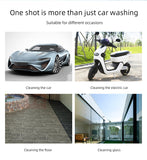 Wireless Portable Car Washing Water Spray Gun, Cordless, 200W / 24V / 30Bar High-Pressure w/ 12000mAh Rechargeable Battery Cordless Washer Nozzle Cleaning Tools For Car & Garden