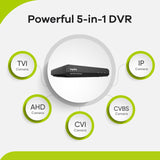 1080P Lite 8-Channel Wired Security DVR System with 2pcs 2MP Outdoor Dome Cameras