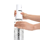 Sparkling Water Maker -Portable Soda Maker Machine for Home & Outdoor, 1000ml Compact Seltzer Maker w/ 10 Mini Cylinders Charger